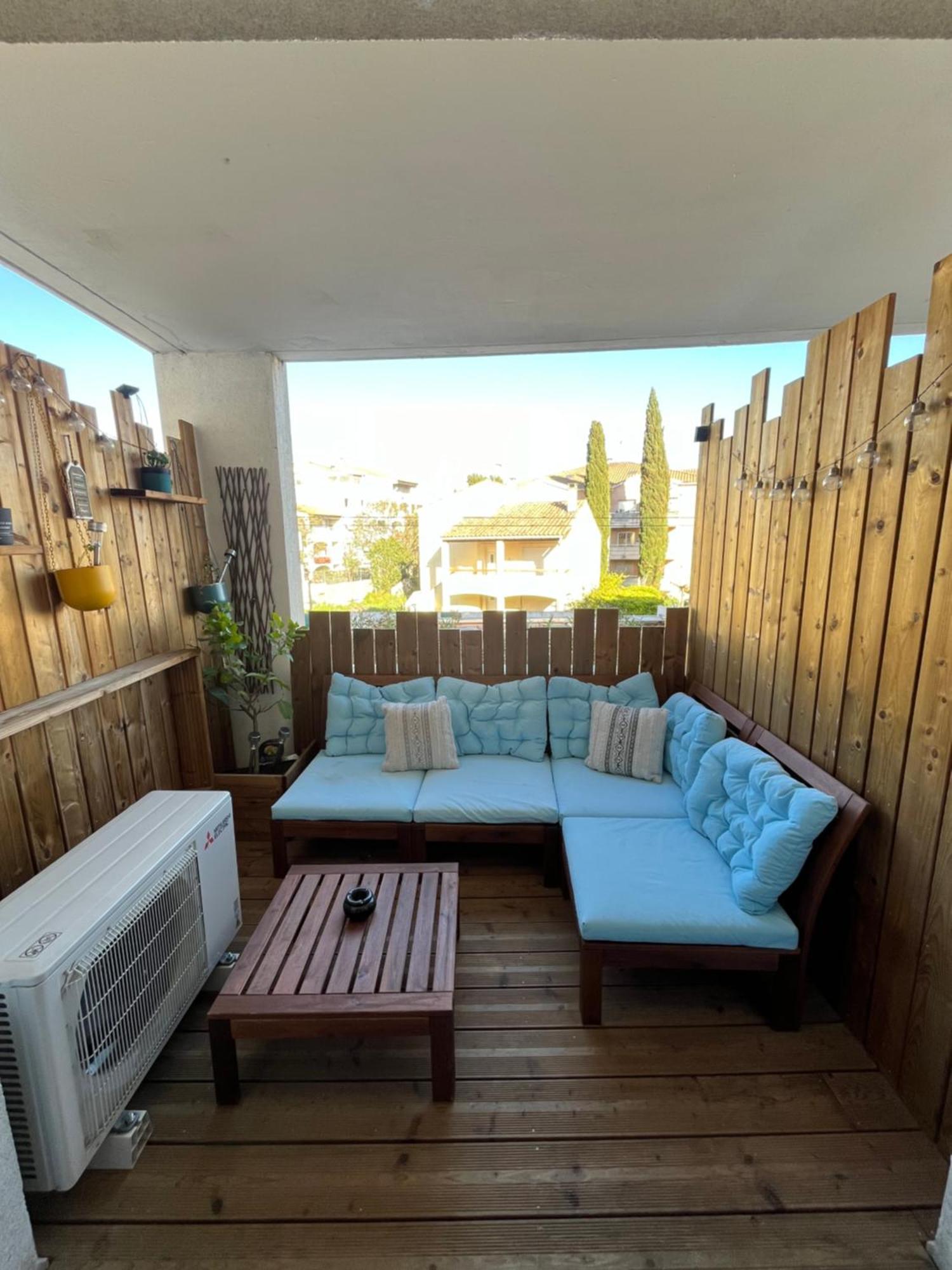 Joli T2/ Tram/ Clim/ Parking/ Wifi/ Piscine Apartment Montpellier Ngoại thất bức ảnh